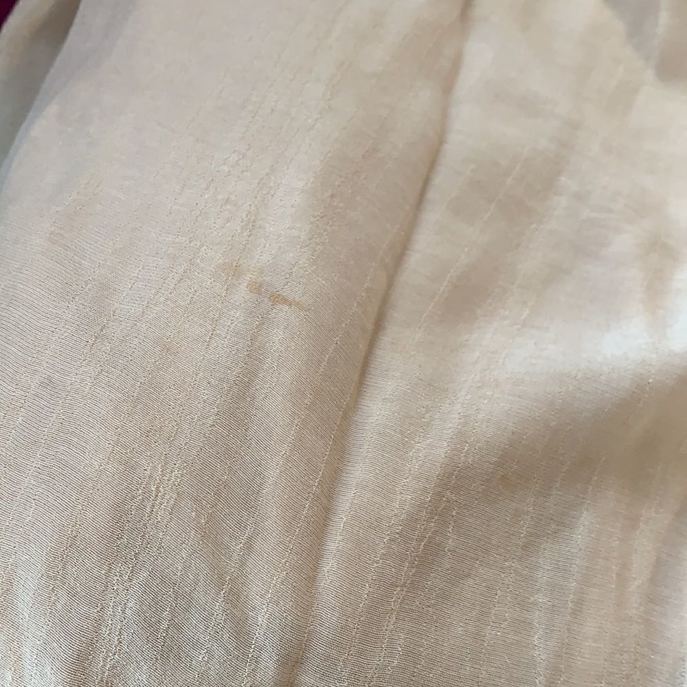 Neutral Ruffle Neck Dress Size Large - Picture 4 of 4